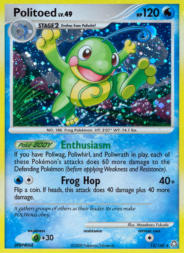 Politoed (12/146) [Diamond & Pearl: Legends Awakened] | Odin's Place