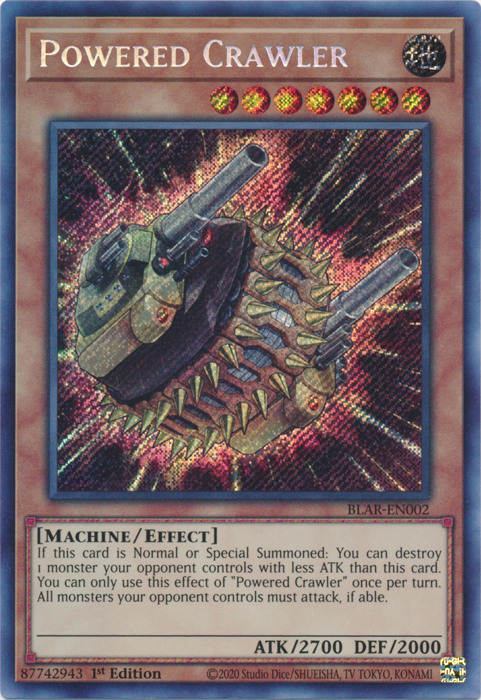 Powered Crawler [BLAR-EN002] Secret Rare | Odin's Place