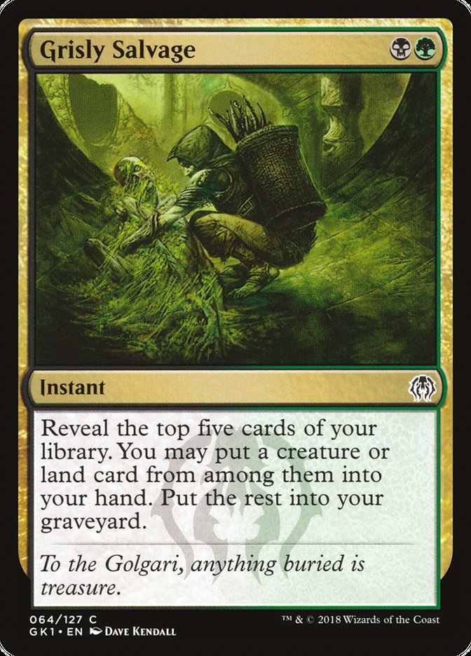 Grisly Salvage (64) [Guilds of Ravnica Guild Kit] | Odin's Place