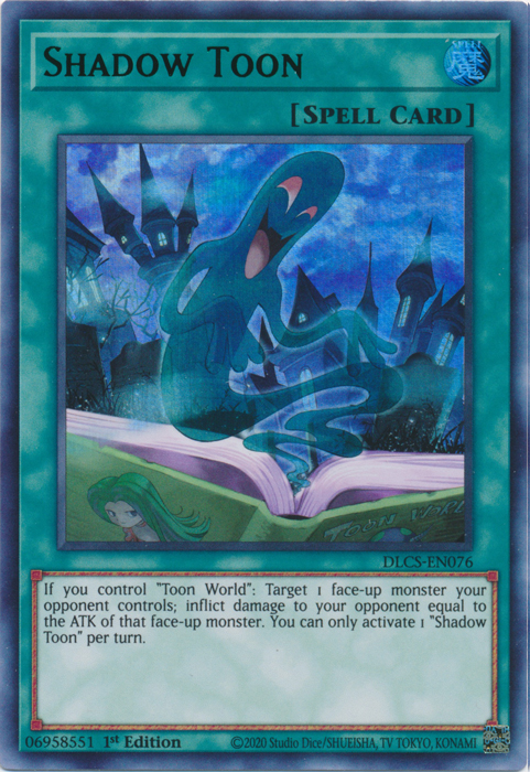 Shadow Toon (Green) [DLCS-EN076] Ultra Rare | Odin's Place