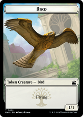 Bird // Spirit (0004) Double-Sided Token [Ravnica Remastered Tokens] | Odin's Place