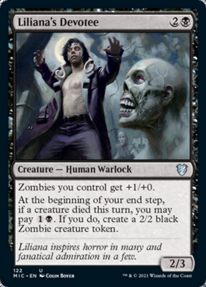 Liliana's Devotee [Innistrad: Midnight Hunt Commander] | Odin's Place
