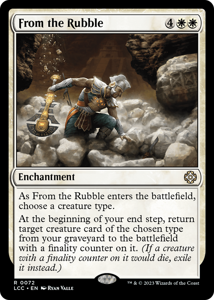 From the Rubble [The Lost Caverns of Ixalan Commander] | Odin's Place
