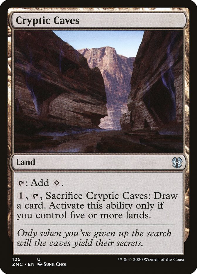 Cryptic Caves [Zendikar Rising Commander] | Odin's Place