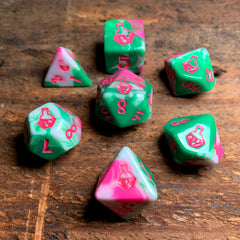 PolyDice Potions Poly 7 Set: Assorted Colors | Odin's Place