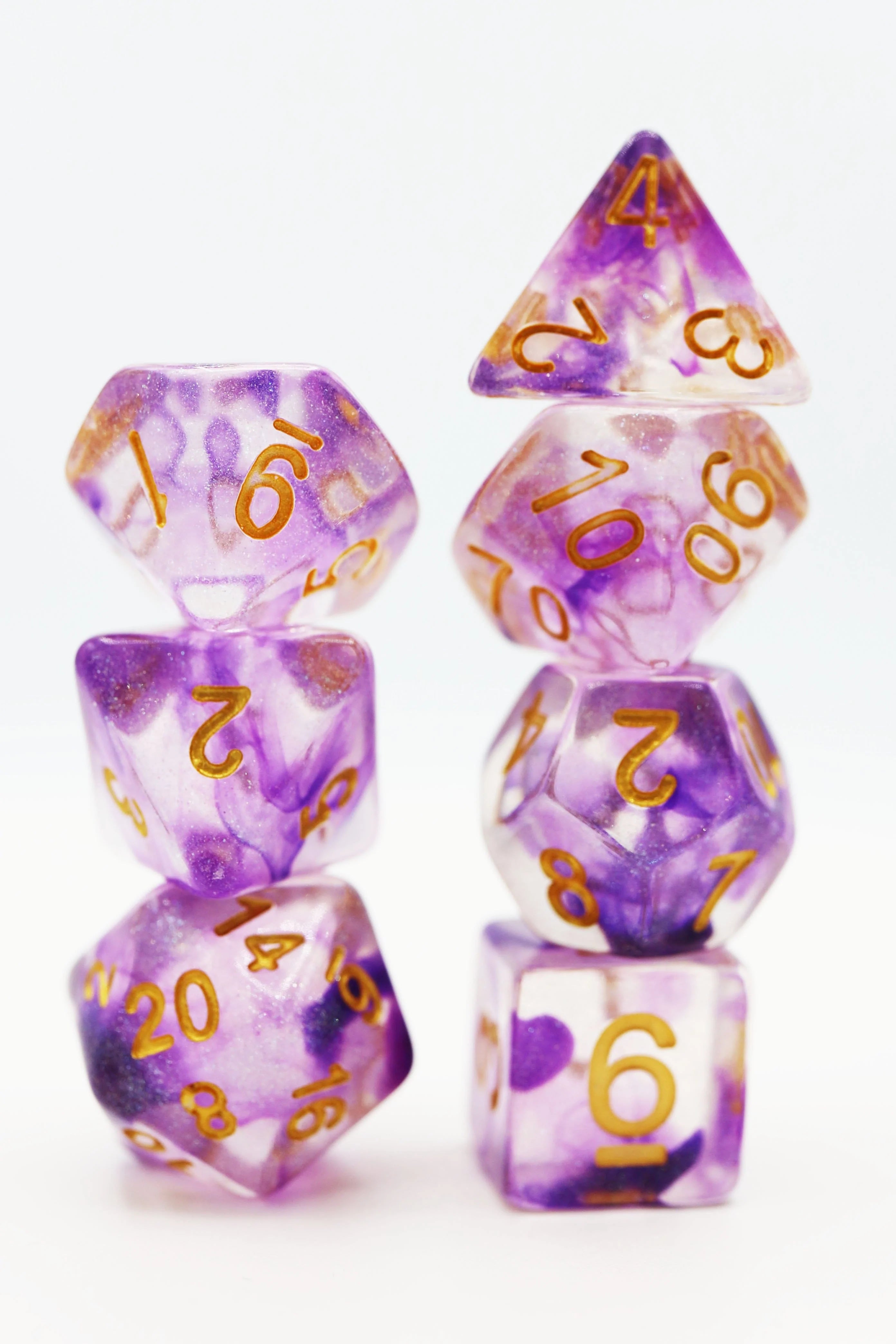 Foam Brain Electric Iris Poly 7 Dice Set | Odin's Place