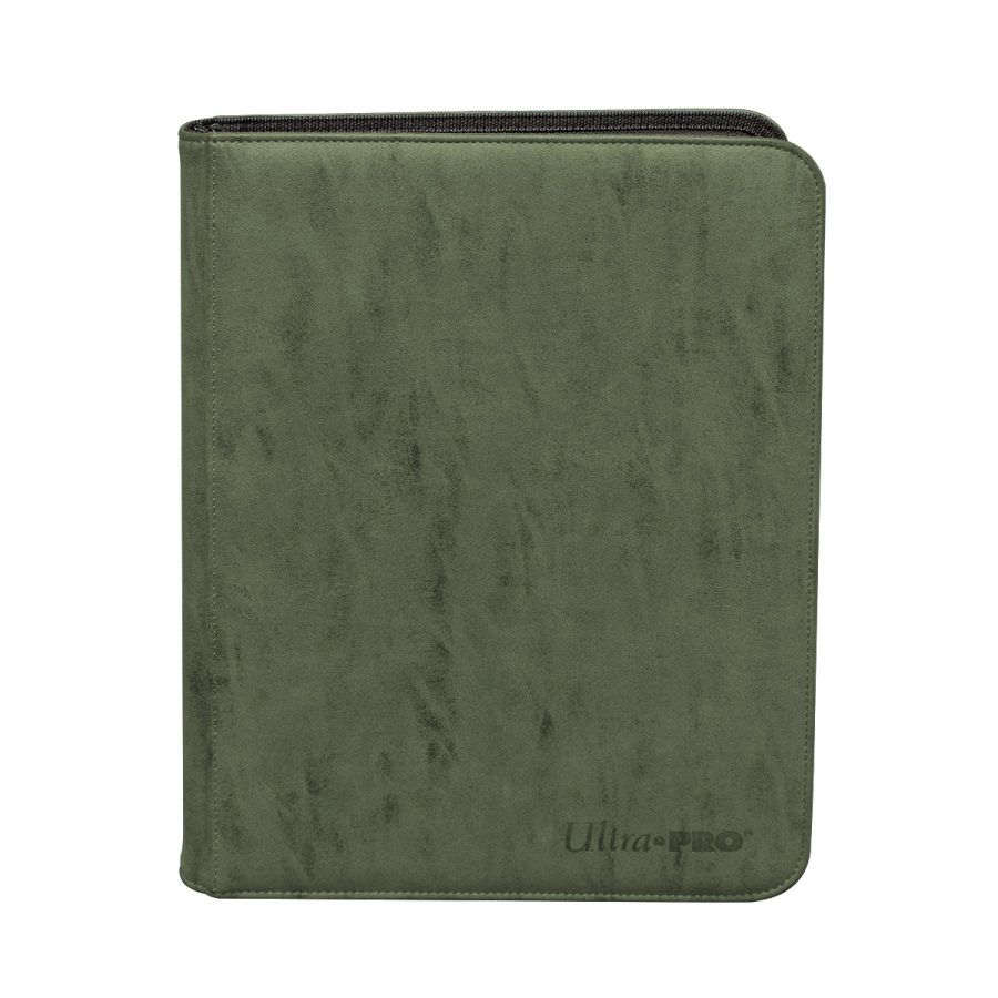 Ultra Pro Suede Collection 9 Pocket Zippered Pro-Binder - Emerald | Odin's Place