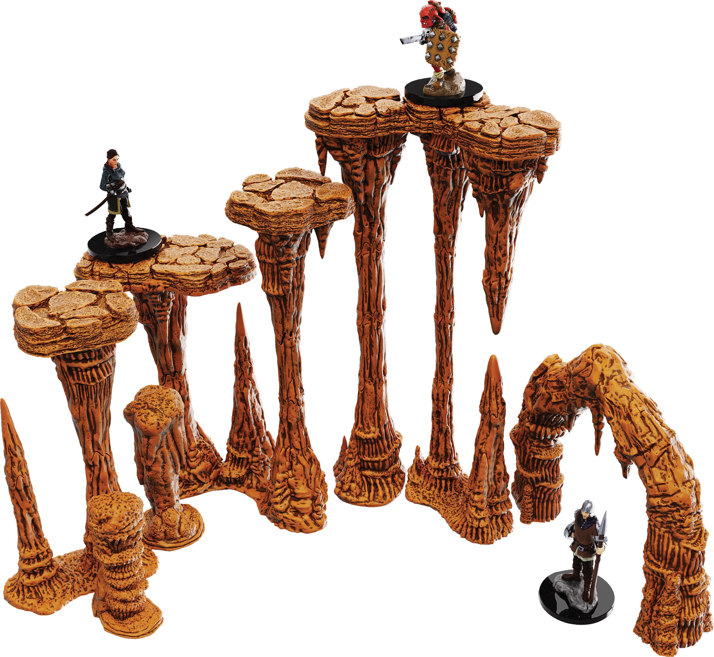 Wizkids Warlock Tiles: Accessory - Stalactitles & Stalagmites | Odin's Place