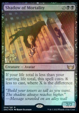 Shadow of Mortality [Streets of New Capenna Prerelease Promos] | Odin's Place