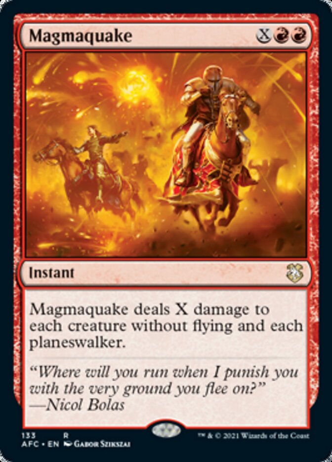 Magmaquake [Dungeons & Dragons: Adventures in the Forgotten Realms Commander] | Odin's Place