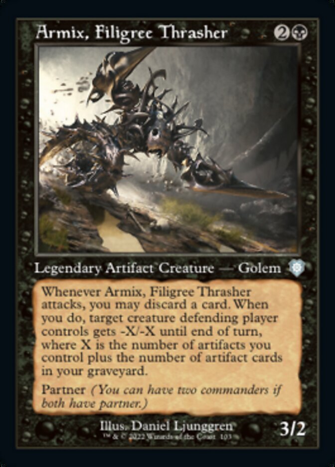 Armix, Filigree Thrasher (Retro) [The Brothers' War Commander] | Odin's Place