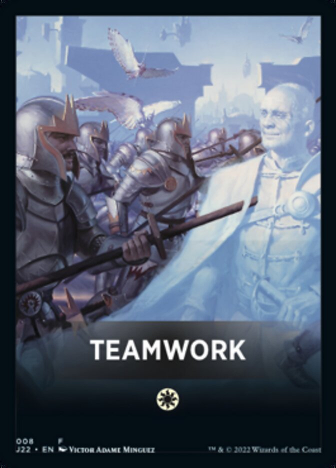 Teamwork Theme Card [Jumpstart 2022 Front Cards] | Odin's Place