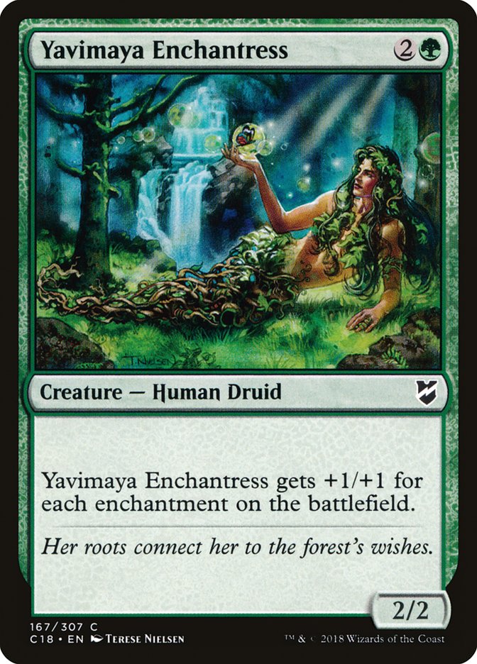 Yavimaya Enchantress (167) [Commander 2018] | Odin's Place