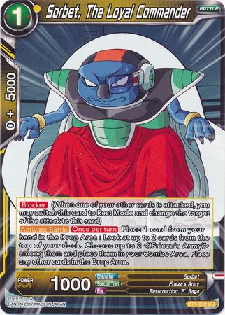 Sorbet, The Loyal Commander (BT1-092) [Galactic Battle] | Odin's Place