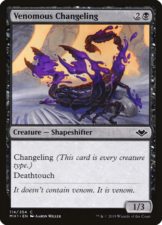 Venomous Changeling (114) [Modern Horizons] | Odin's Place