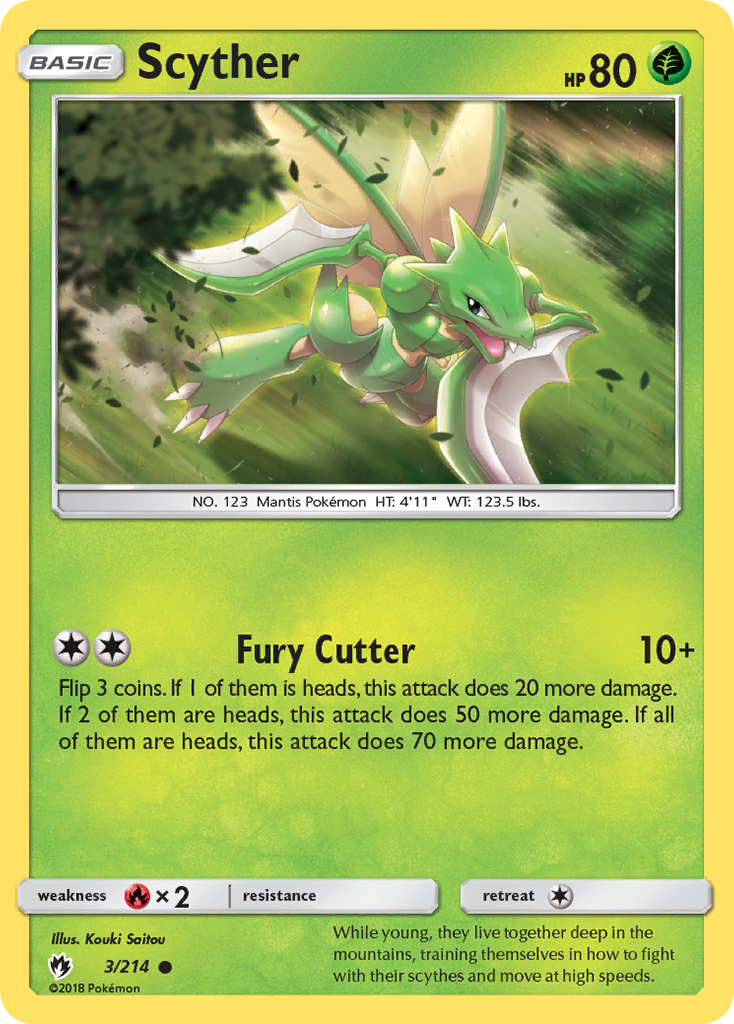 Scyther (3/214) [Sun & Moon: Lost Thunder] | Odin's Place