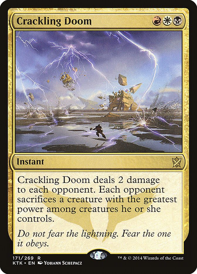 Crackling Doom (171) [Khans of Tarkir] | Odin's Place