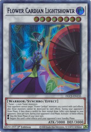 Flower Cardian Lightshower (Blue) [DLCS-EN135] Ultra Rare | Odin's Place