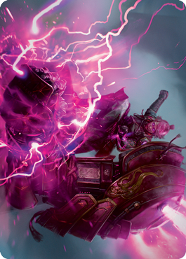 Voltage Surge Art Card [Kamigawa: Neon Dynasty Art Series] | Odin's Place