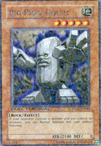 Big Piece Golem [DT01-EN053] Rare | Odin's Place