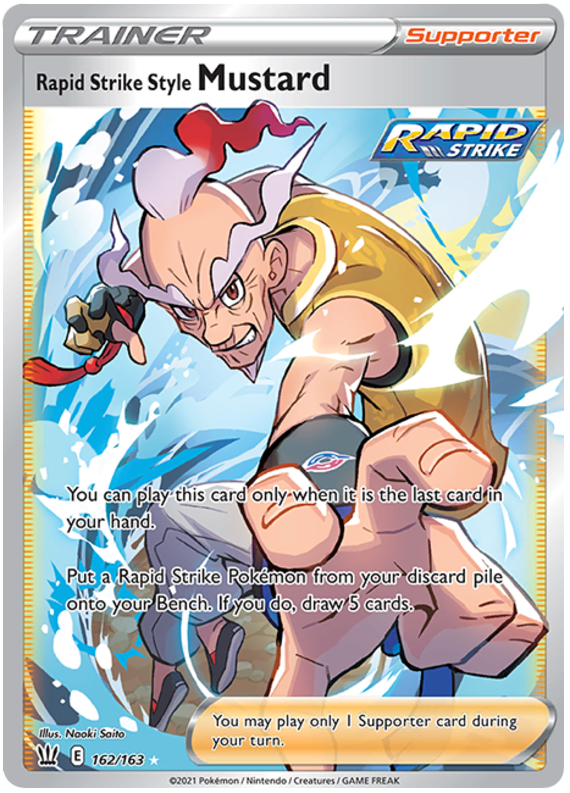Rapid Strike Style Mustard (162/163) [Sword & Shield: Battle Styles] | Odin's Place