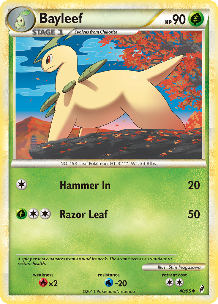 Bayleef (40/95) [HeartGold & SoulSilver: Call of Legends] | Odin's Place