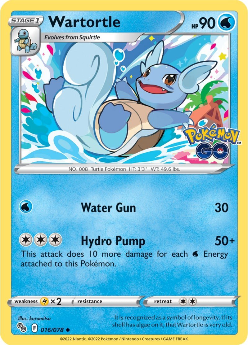 Wartortle (016/078) [Pokémon GO] | Odin's Place