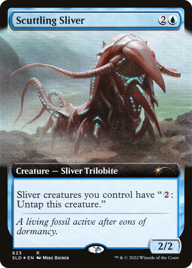 Scuttling Sliver (Extended Art) [Secret Lair Drop Promos] | Odin's Place