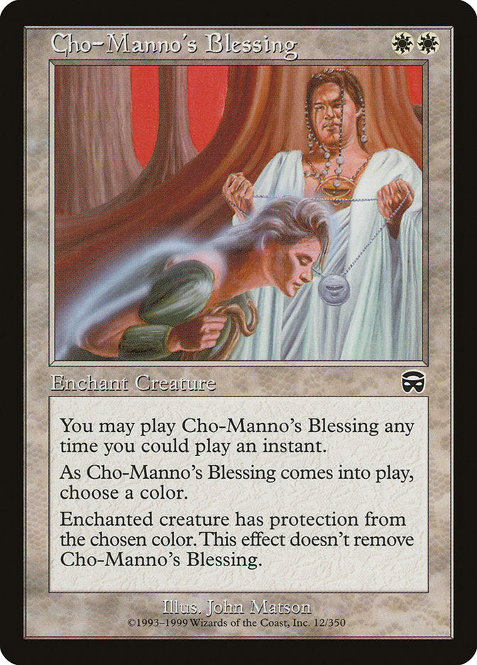 Cho-Manno's Blessing (12) [Mercadian Masques] | Odin's Place