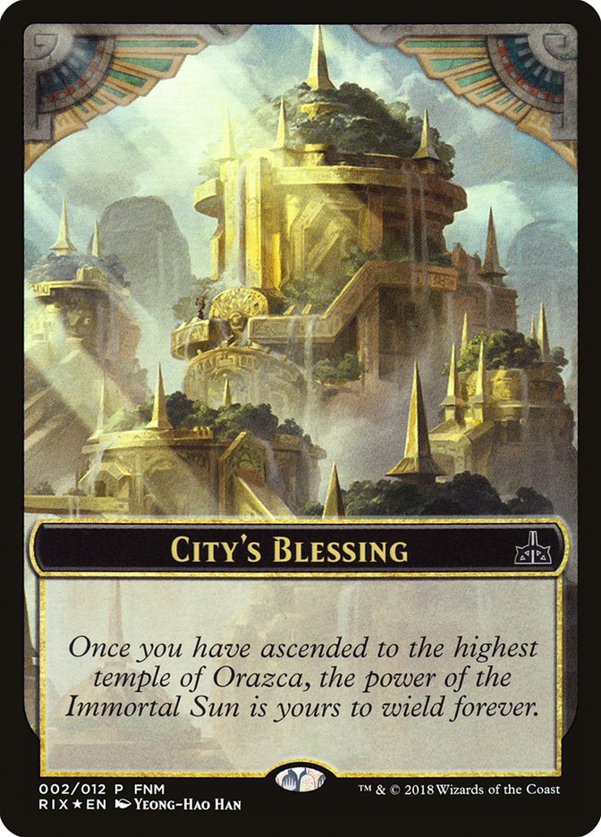 City's Blessing // Elemental Double-Sided Token [Friday Night Magic 2018] | Odin's Place