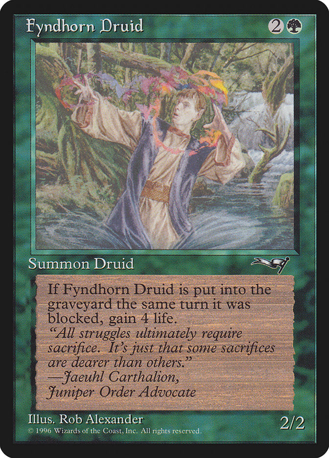 Fyndhorn Druid (Flame Circle) [Alliances] | Odin's Place