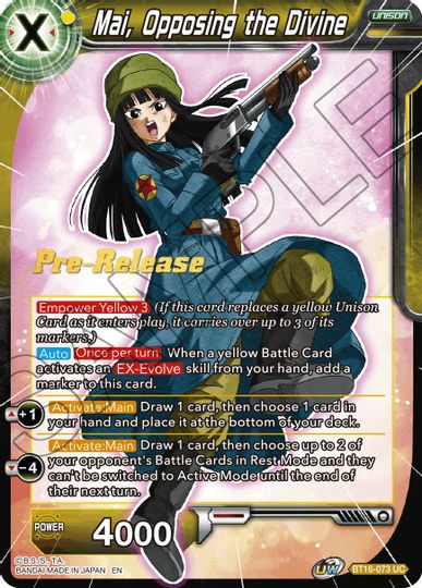 Mai, Opposing the Divine (BT16-073) [Realm of the Gods Prerelease Promos] | Odin's Place