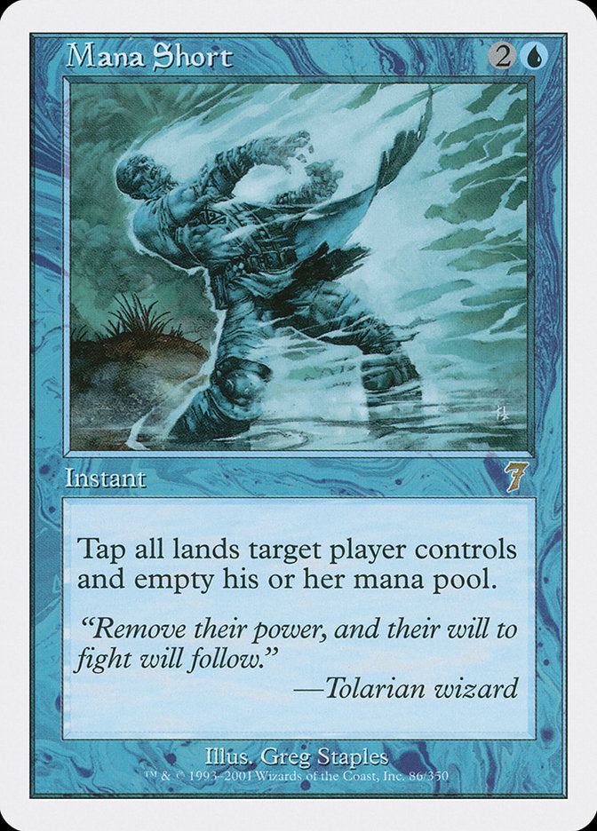 Mana Short (86) [Seventh Edition] | Odin's Place