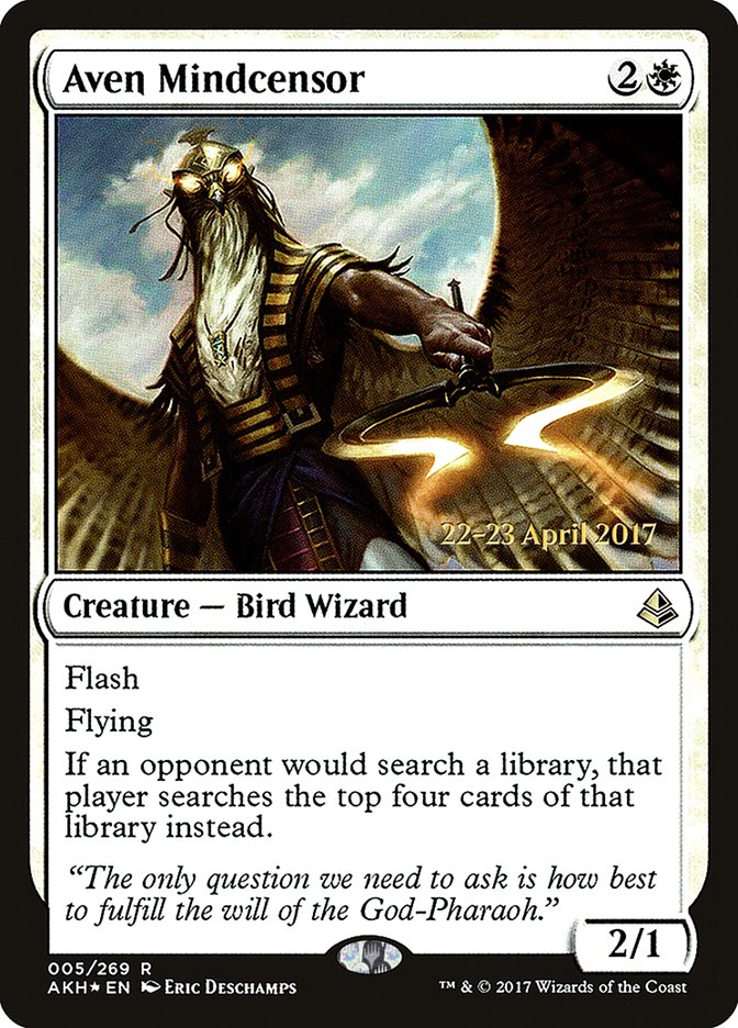 Aven Mindcensor (5) [Amonkhet Prerelease Promos] | Odin's Place