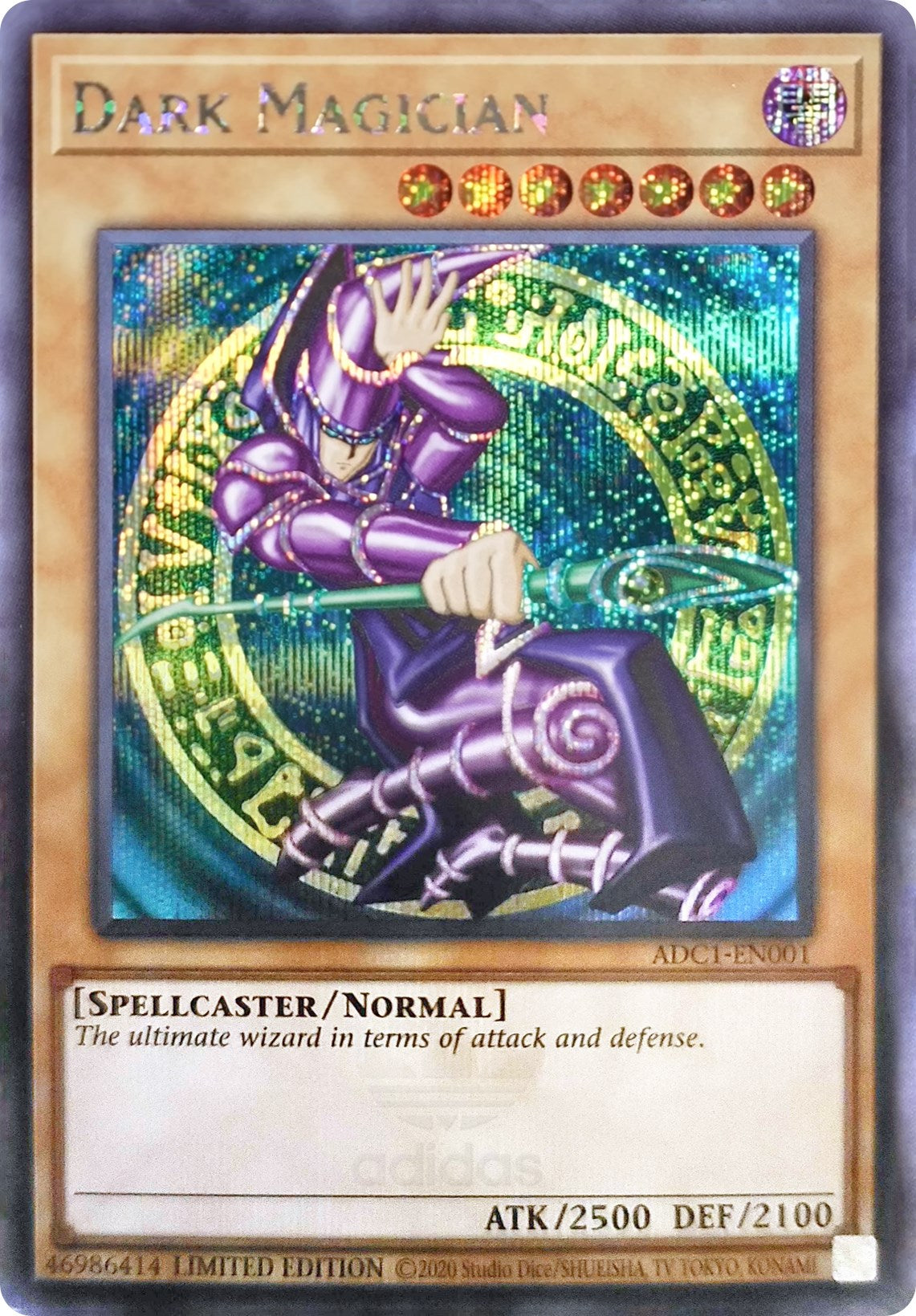 Dark Magician (Adidas Exclusive) [ADC1-EN001] Prismatic Secret Rare | Odin's Place