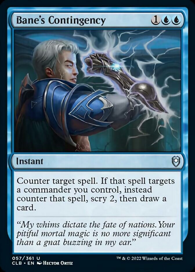 Bane's Contingency [Commander Legends: Battle for Baldur's Gate] | Odin's Place