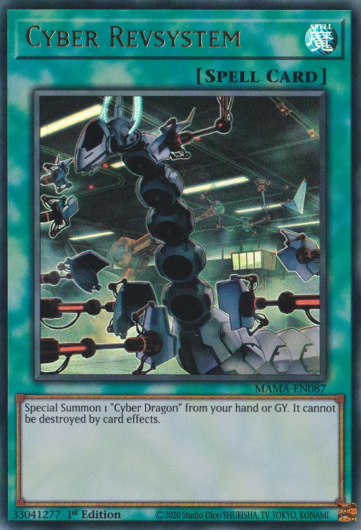 Cyber Revsystem [MAMA-EN087] Ultra Rare | Odin's Place
