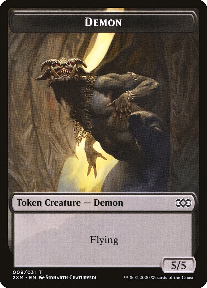 Demon Token [Double Masters Tokens] | Odin's Place
