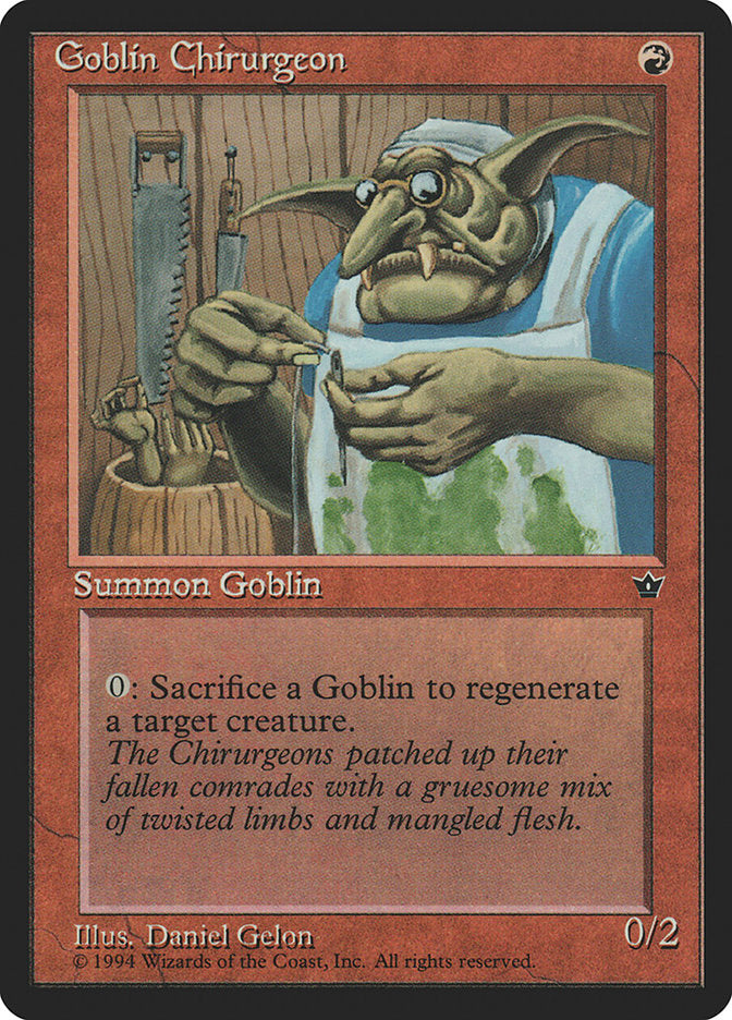Goblin Chirurgeon (Daniel Gelon) [Fallen Empires] | Odin's Place