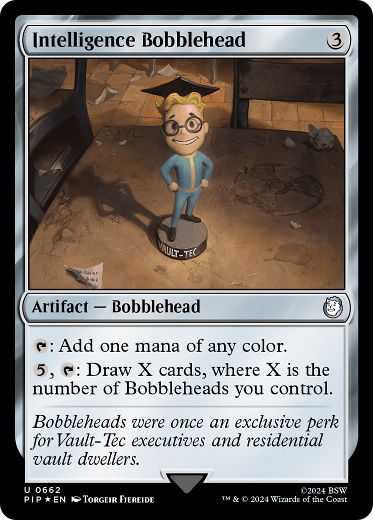 Intelligence Bobblehead (Surge Foil) [Fallout] | Odin's Place