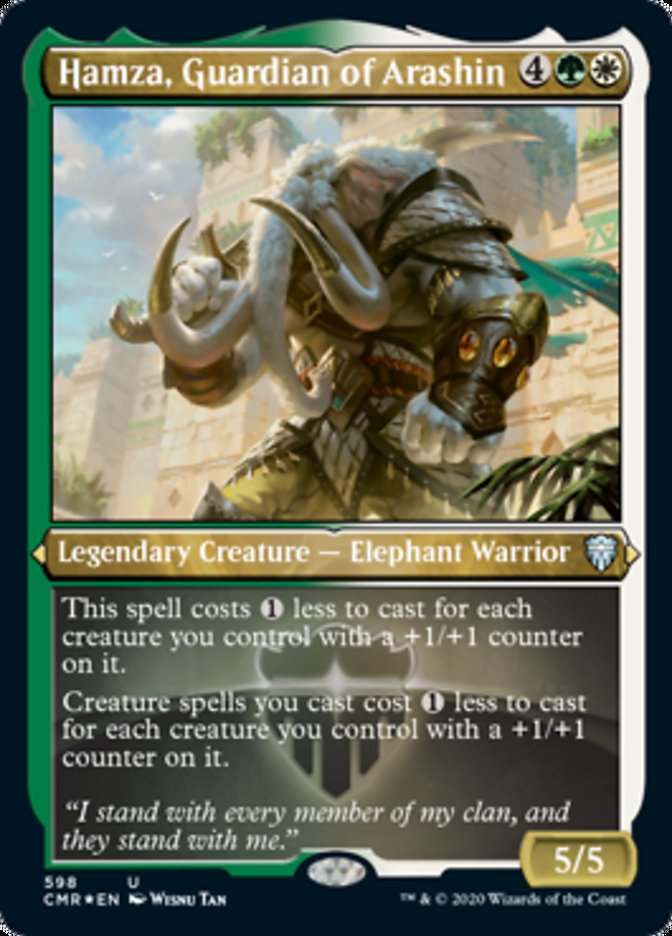 Hamza, Guardian of Arashin (Etched) [Commander Legends] | Odin's Place
