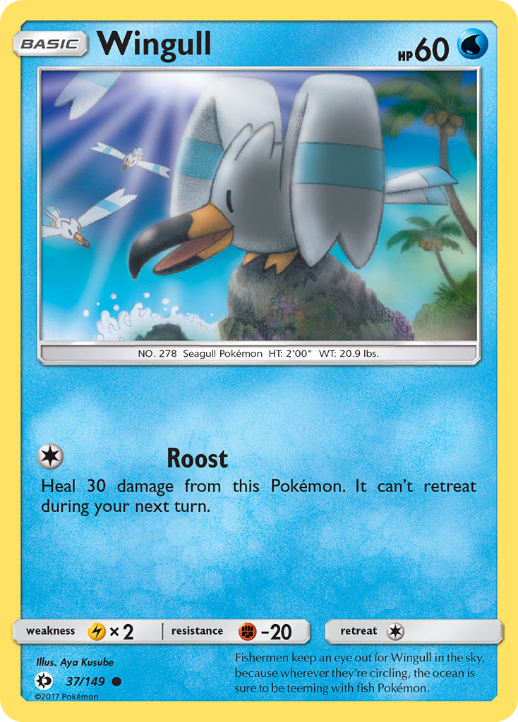 Wingull (37/149) [Sun & Moon: Base Set] | Odin's Place