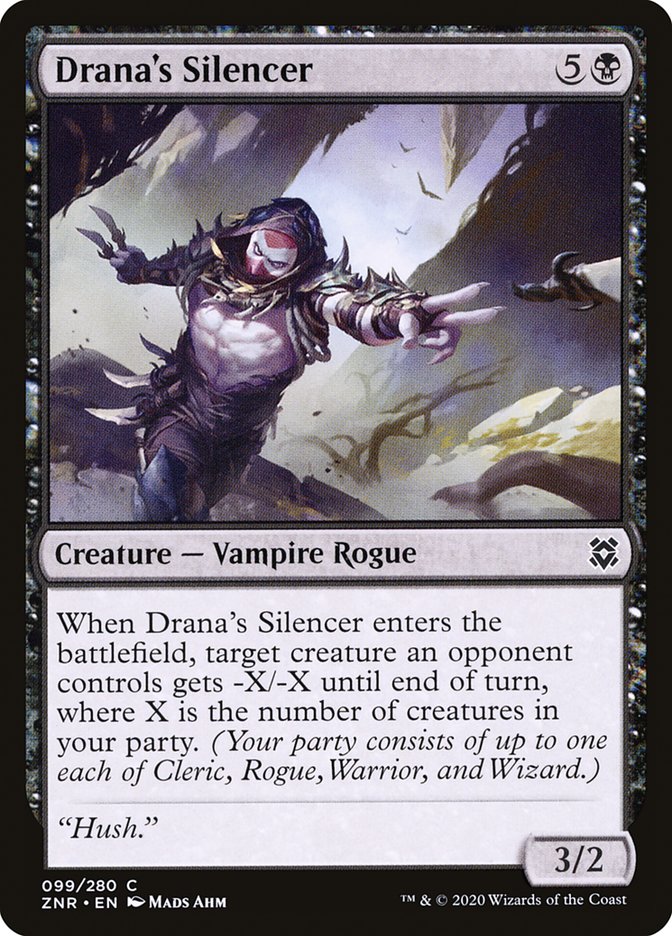 Drana's Silencer [Zendikar Rising] | Odin's Place