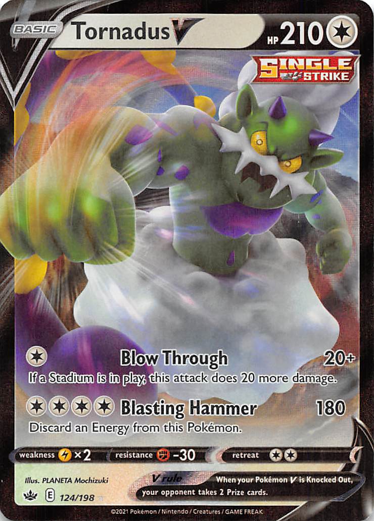 Tornadus V (124/198) [Sword & Shield: Chilling Reign] | Odin's Place