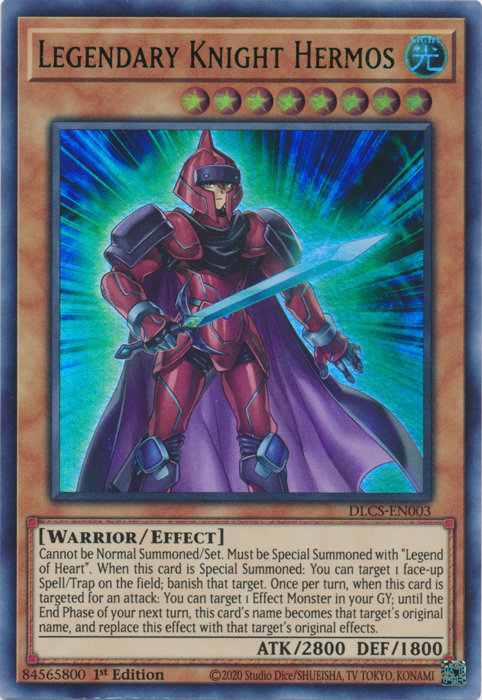 Legendary Knight Hermos (Green) [DLCS-EN003] Ultra Rare | Odin's Place