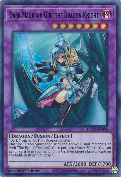 Dark Magician Girl the Dragon Knight (Green) [DLCS-EN006] Ultra Rare | Odin's Place