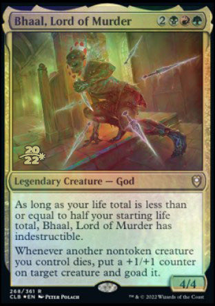 Bhaal, Lord of Murder [Commander Legends: Battle for Baldur's Gate Prerelease Promos] | Odin's Place