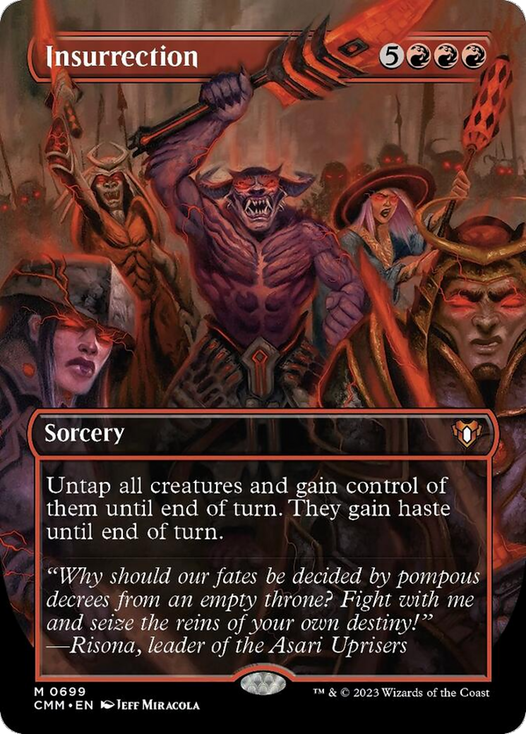 Insurrection (Borderless Alternate Art) [Commander Masters] | Odin's Place