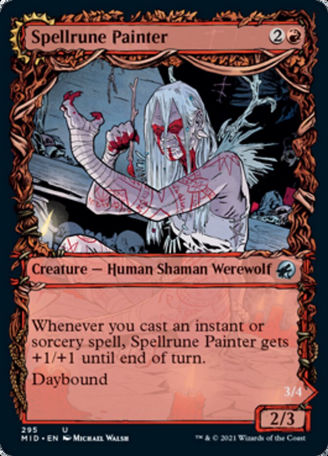 Spellrune Painter // Spellrune Howler (Showcase Equinox) [Innistrad: Midnight Hunt] | Odin's Place