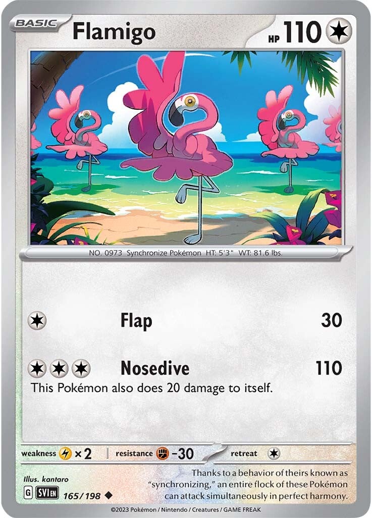 Flamigo (165/198) [Scarlet & Violet: Base Set] | Odin's Place